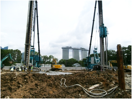 山河智能大型地基固化ued在线官网网页版扎根新加坡