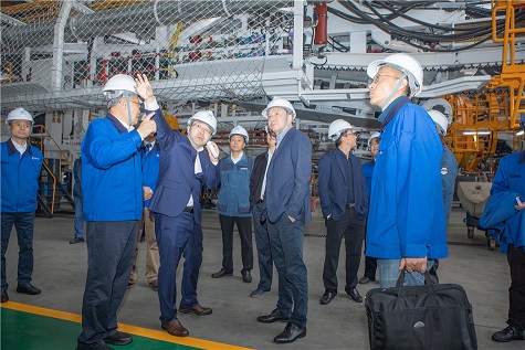 长沙轨道交通集团考察山河智能