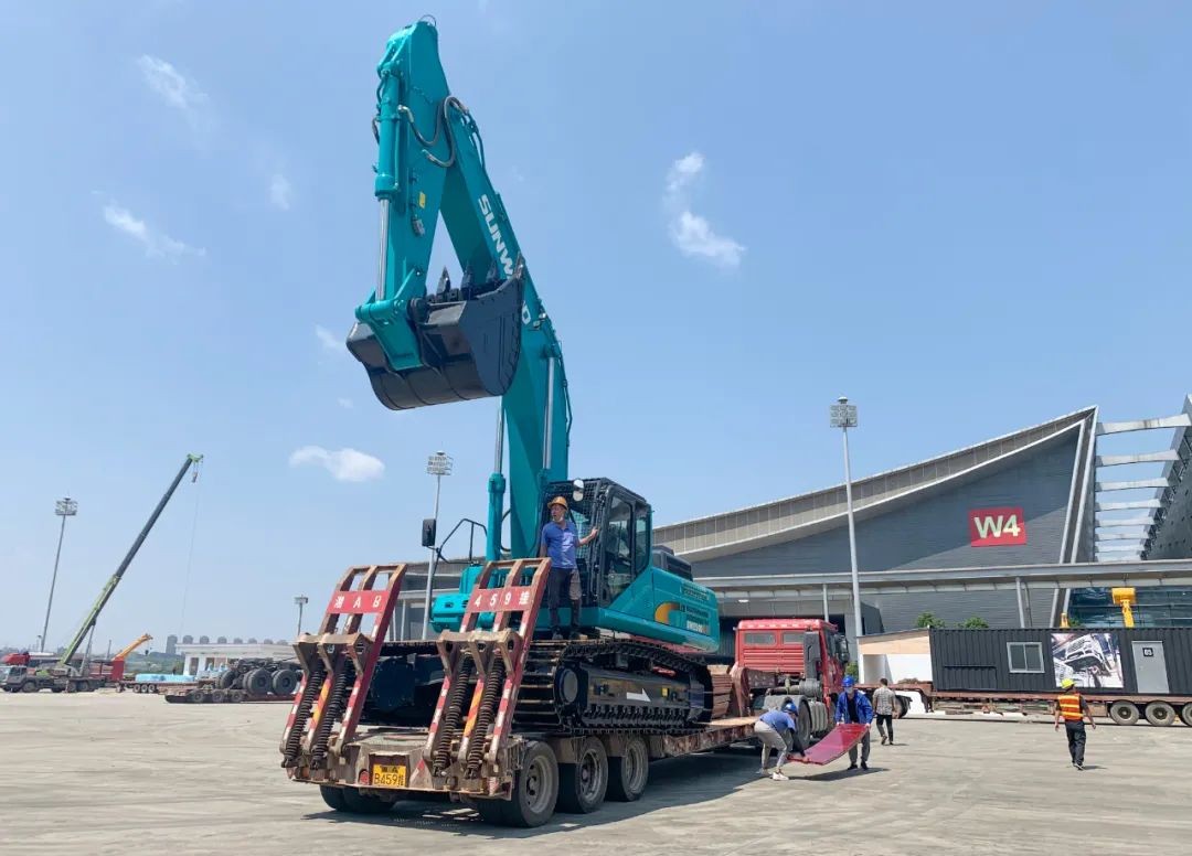 进场布展!2021年长沙国际工程机械展倒计时,山河智能展区亮点提前剧透