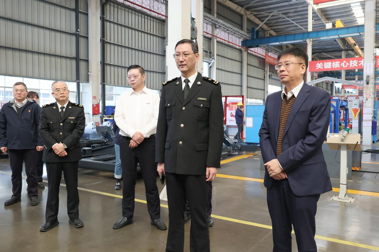 长沙海关关长、党委书记顾炯调研山河智能